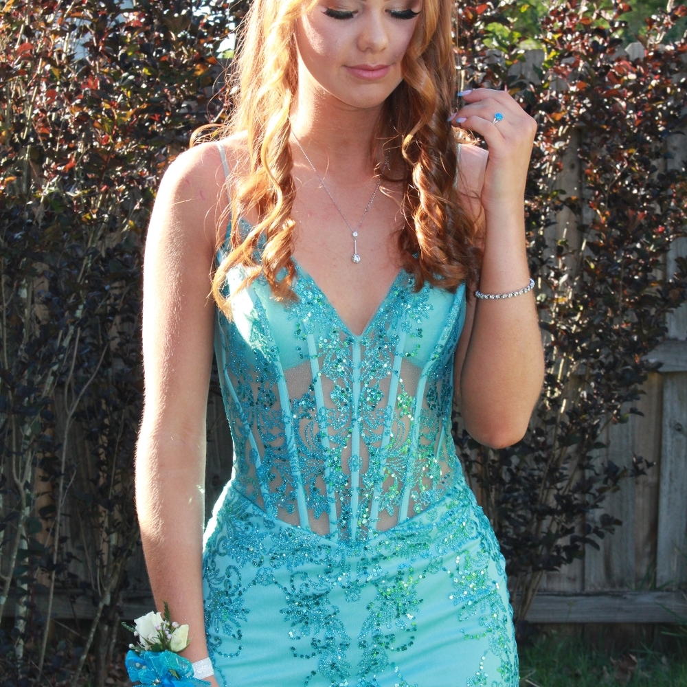 Dress, altered  to fit 0